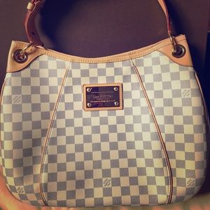 LOUIS VUITTON DAMIER AZUR GALLIERA PM HANDBAG 👜